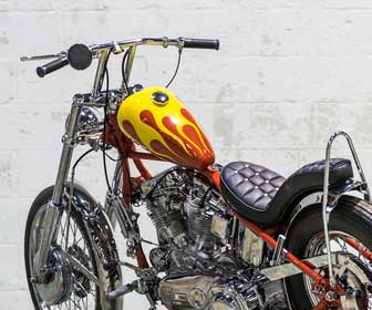 Manillar Barra con Torretas para moto custom